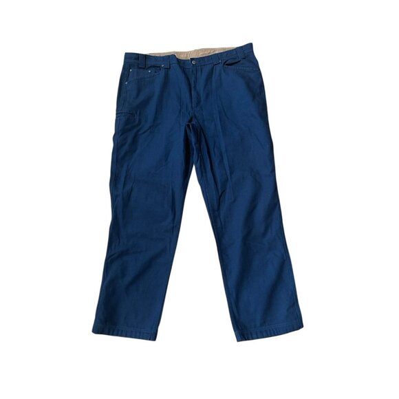 Duluth Fire Hose Relaxed Fit 5-Pocket Pants Mens 44 X 34 NEW Navy Blue Work Pant - Picture 7 of 7